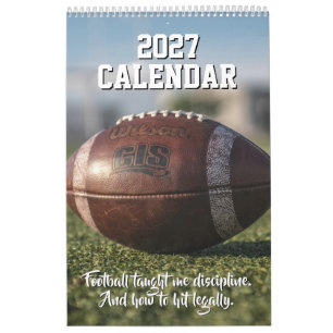 Calendario de fútbol divertido y motivador para 20