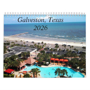 Calendario de Galveston, Texas 2026