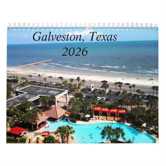 Calendario de Galveston, Texas 2026 (Tapa)