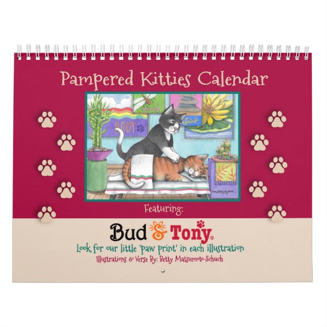 Calendario de gatitos mimados (Tapa)