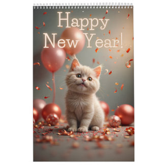 Calendario de gatitos para 2025
