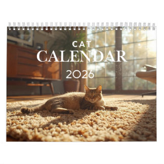 Calendario de gatos 2026 | Calendario de pared de