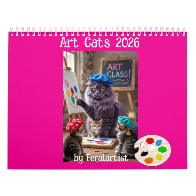 Calendario de Gatos Artísticos (Tapa)
