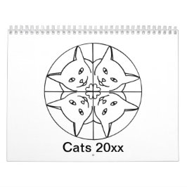 Calendario de gatos artísticos