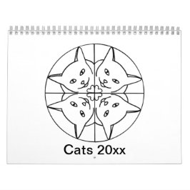 Calendario de gatos artísticos
