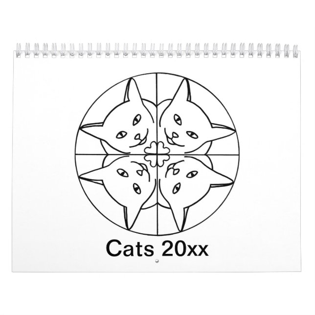 Calendario de gatos artísticos (Tapa)