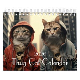 Calendario de gatos, calendario de gatos de gangst
