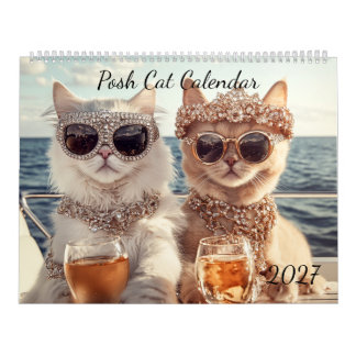 Calendario de Gatos Elegantes 2027 Gato