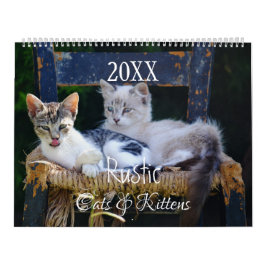 Calendario de Gatos & Gatitos Rústicos HAMbyWG