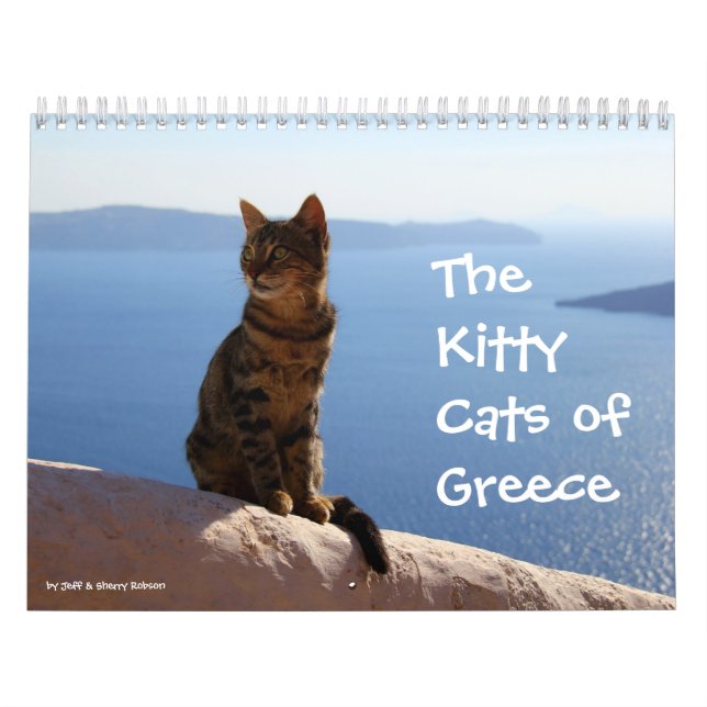 Calendario de gatos gitanos de Grecia (Tapa)