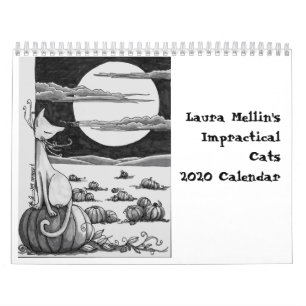Calendario de gatos imprácticos de Laura Mellin 2