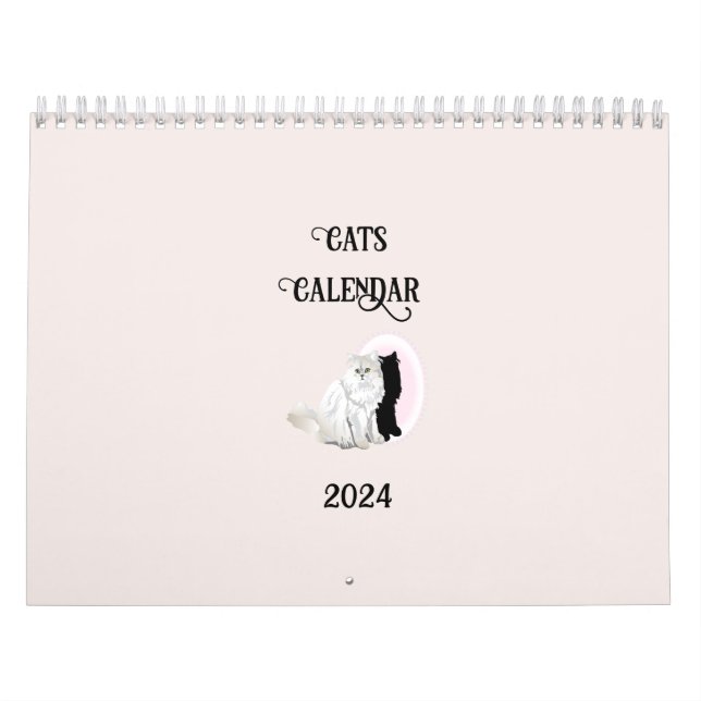 Calendario de gatos por mes (Tapa)