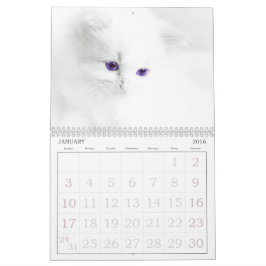 Calendario de gatos recortados