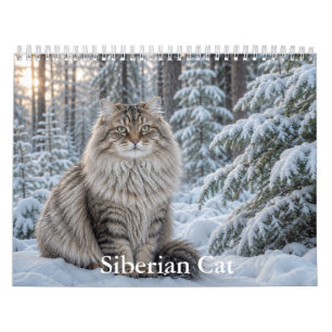 Calendario de Gatos Siberianos