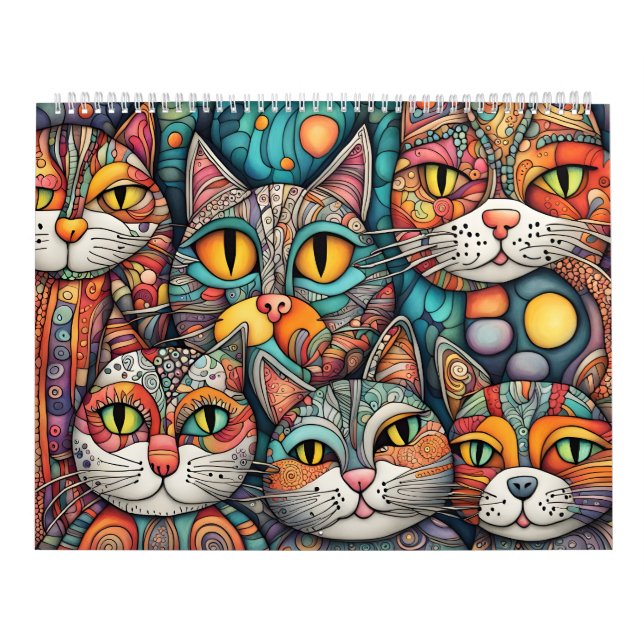 calendario de gatos tranquilizantes (Tapa)