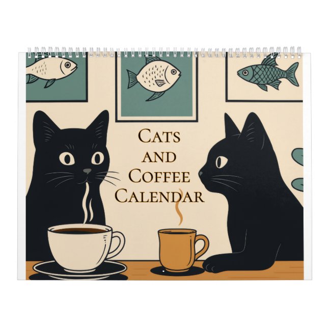 Calendario de Gatos y Café (Tapa)