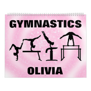 Calendario de Gimnasia Destello Rosa
