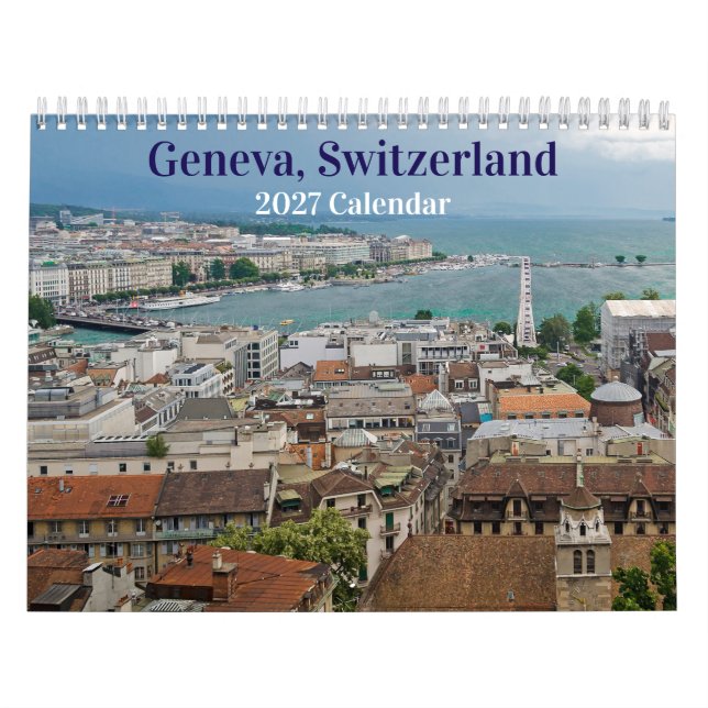 Calendario de Ginebra, Suiza 2026 (Tapa)