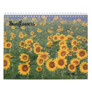 Calendario de girasoles
