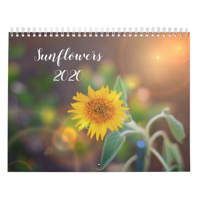 Calendario de girasoles 2020 (Tapa)