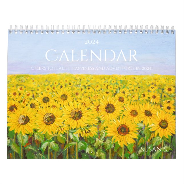 calendario de girasoles 2024 (Tapa)