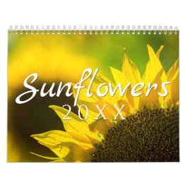 Calendario de Girasoles - Colección de 12 Fotograf