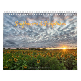 Calendario de girasoles y escrituras