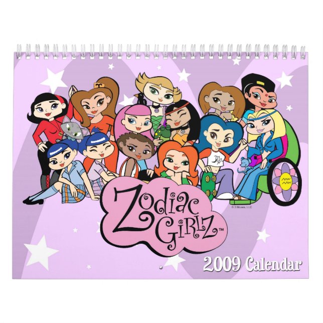 Calendario de Girlz 2009 del zodiaco (Tapa)
