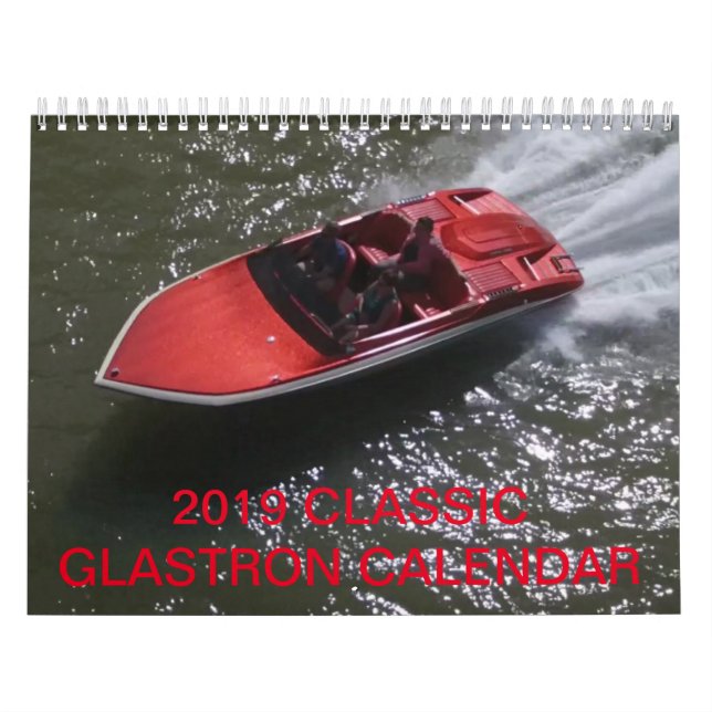 Calendario de Glastron de 2019 obras clásicas (Tapa)