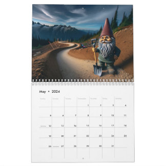 Calendario de Gnome de Trayectoria de Bicicleta de