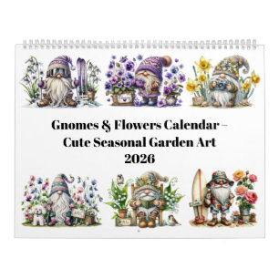 Calendario de Gnomos y Flores de Nacimiento 2026