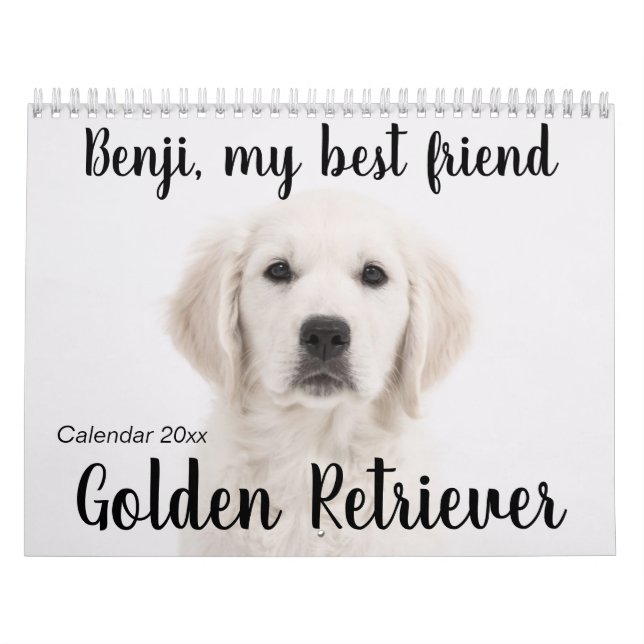 Calendario de Golden Retriever 2023 (Tapa)