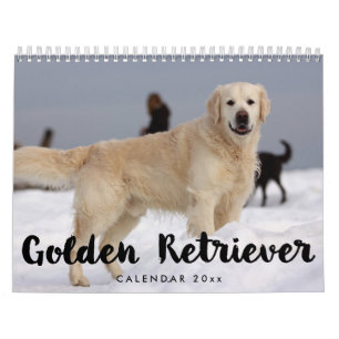 Calendario de Golden Retriever 2023 Añadir tus fot