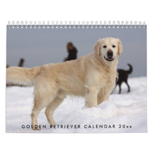 Calendario de Golden Retriever 2023 con tus fotos