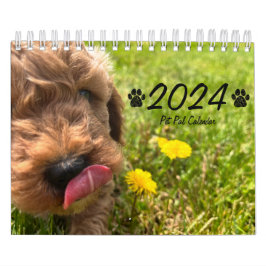 Calendario de Goldendoodle Puppy 2024