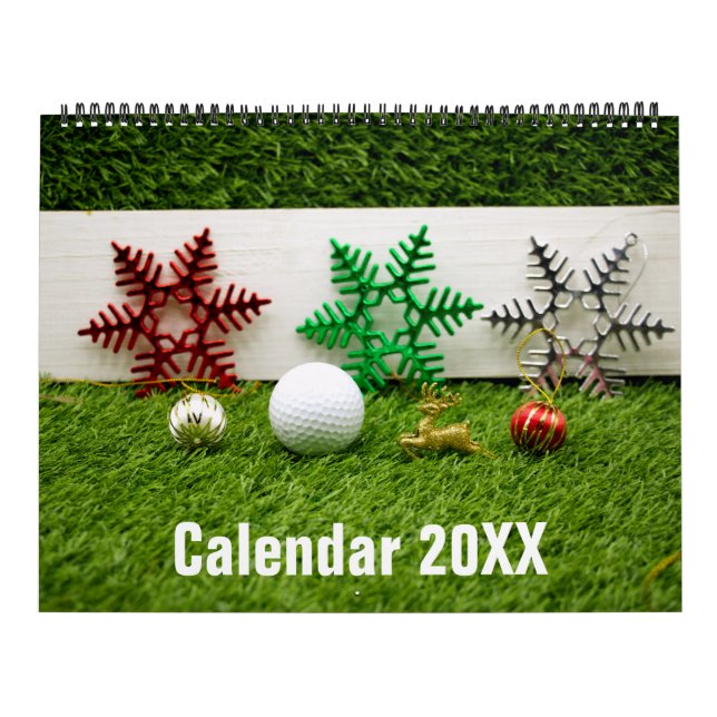Calendario de golf para Navidades de baloncesto Añ (Tapa)