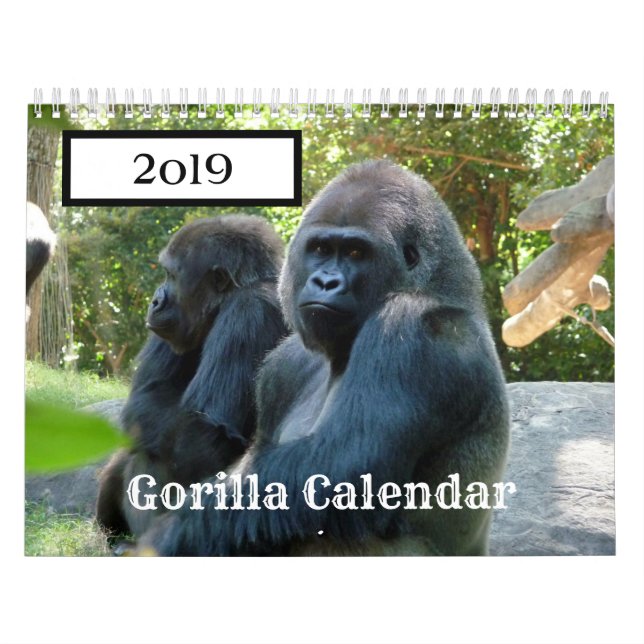 Calendario de gorilas de 2019 (Tapa)