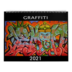 Calendario de graffitis 2021