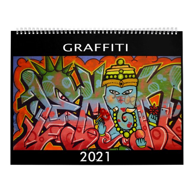 Calendario de graffitis 2021 (Tapa)