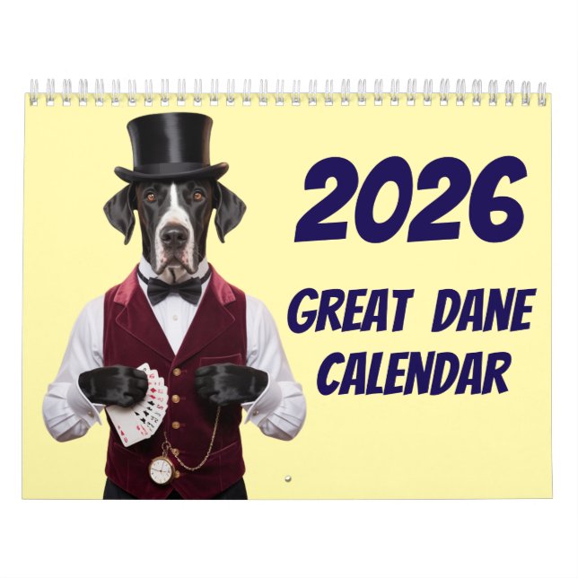 Calendario de Gran Danés (Tapa)