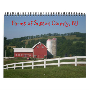 Calendario de Granjas del Condado de Sussex NJ 201