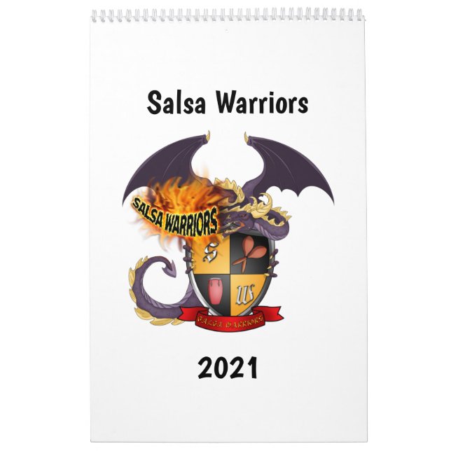 Calendario de Guerreros de Salsa 2021 (Tapa)