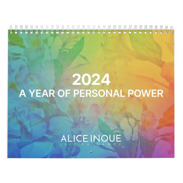 Calendario de guía de vida de Alice Inoue 2024 (Tapa)