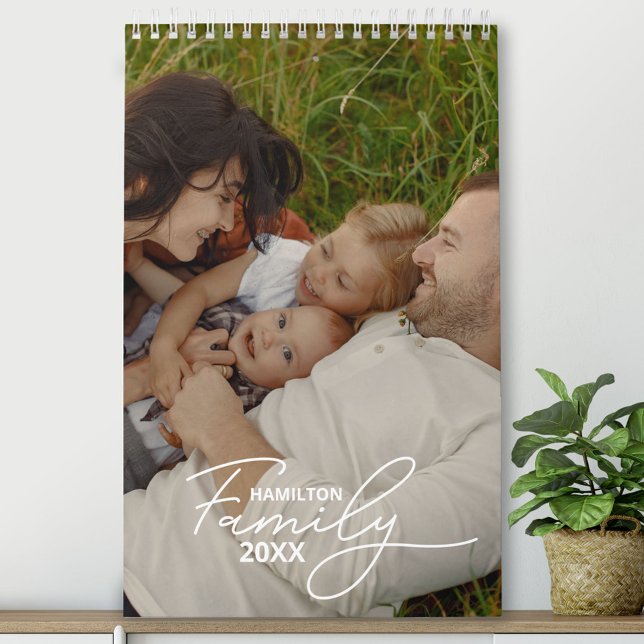Calendario de guión chic con foto personalizada de (Subido por el creador)