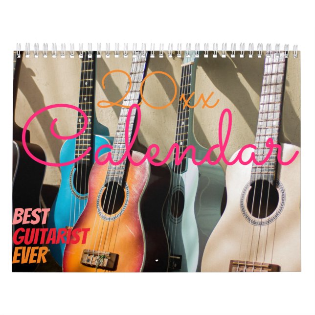 Calendario de guitarristas de 2023 (Tapa)