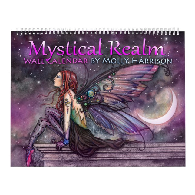 Calendario de hadas de la fantasía de Molly Harris (Tapa)