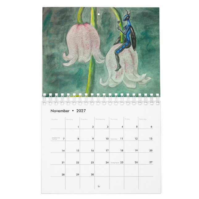 Calendario de hadas de la flor (Nov 2027)
