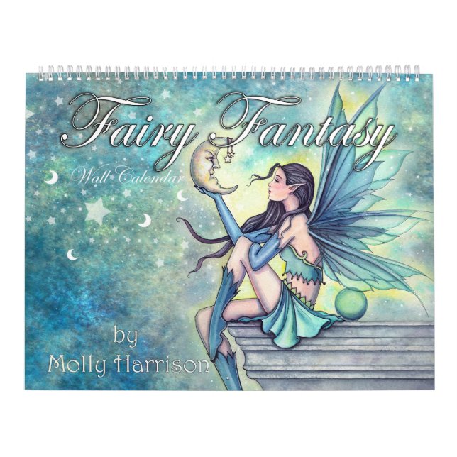 Calendario de hadas de Molly Harrison Arte de fant (Tapa)