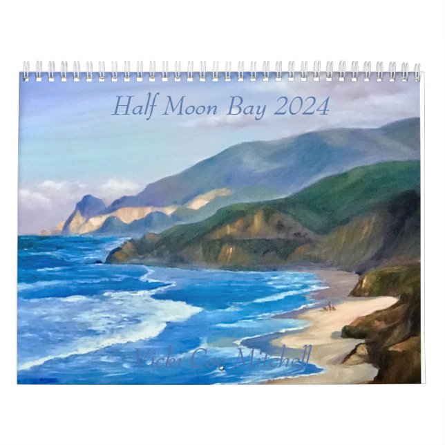 Calendario de Half Moon Bay 2024 (Tapa)