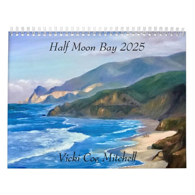 Calendario de Half Moon Bay 2025 (Tapa)